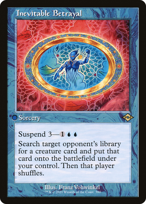 Inevitable Betrayal (Retro Frame) (MH2-390) - Modern Horizons 2 Etched Foil