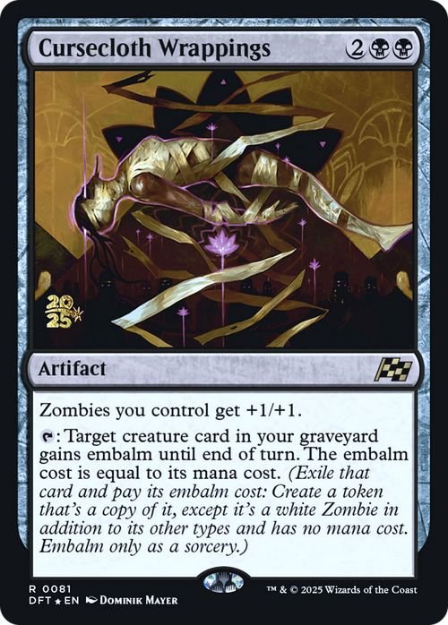 Cursecloth Wrappings (PRE-81S) - Prerelease Cards Foil