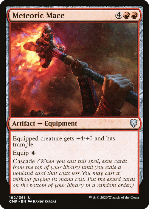 Meteoric Mace (CMR-192) - Commander Legends Foil