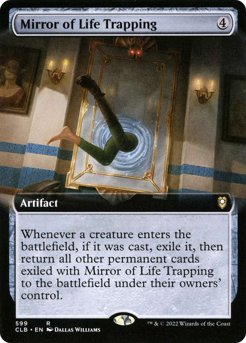 Mirror of Life Trapping (Extended Art) (CLB-599) - Commander Legends: Battle for Baldur's Gate: (Extended Art)