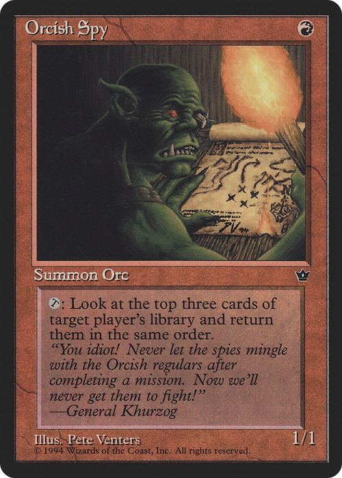 Orcish Spy (Venters) (FEM-) - Fallen Empires