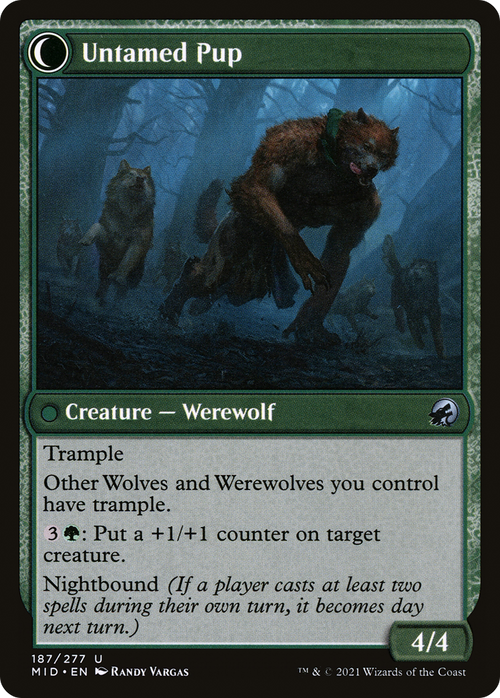 Hound Tamer (MID-187) - Innistrad: Midnight Hunt: (Double Faced Transform) Foil