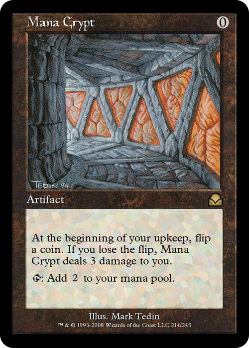 Mana Crypt (ME2-214) - Masters Edition II Foil