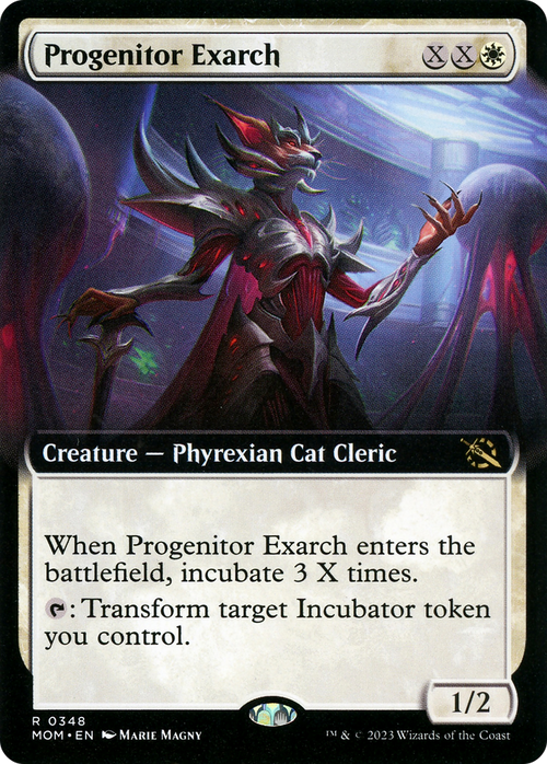 Progenitor Exarch (Extended Art) (MOM-348) - March of the Machine: (Extended Art) Foil