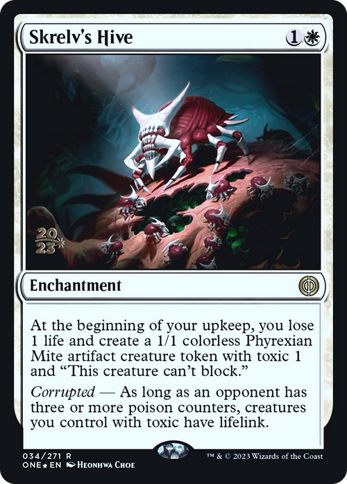 Skrelv's Hive (PRE-034) - Phyrexia: All Will Be One Promos Foil