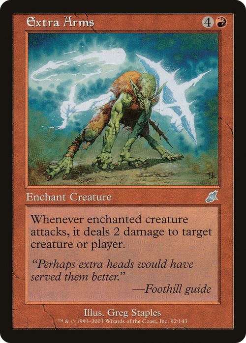 Extra Arms (SCG-092) - Scourge Foil