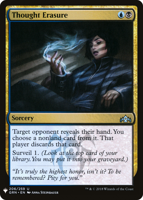 Thought Erasure (LIST-GRN-206) - The List