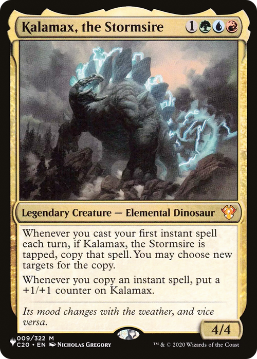 Kalamax, the Stormsire (LIST-009/322) - The List