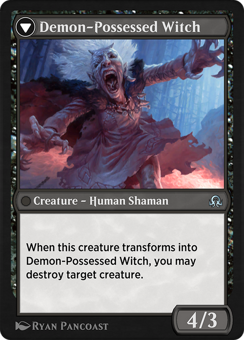 Kindly Stranger // Demon-Possessed Witch (SIR-107) - Shadows over Innistrad Remastered