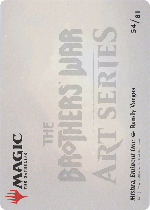 Mishra, Eminent One // Mishra, Eminent One (ABRO-054) - The Brothers' War Art Series (Borderless)