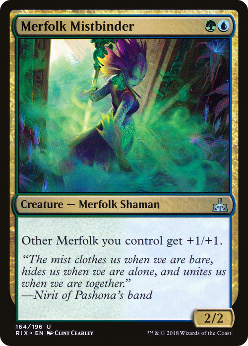 Merfolk Mistbinder (RIX-164) - Rivals of Ixalan Foil