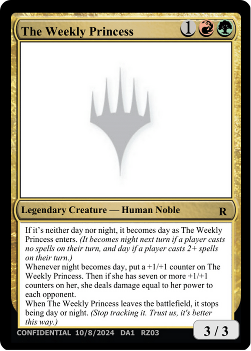 The Weekly Princess (UNK-RZ03E) - Unknown Event