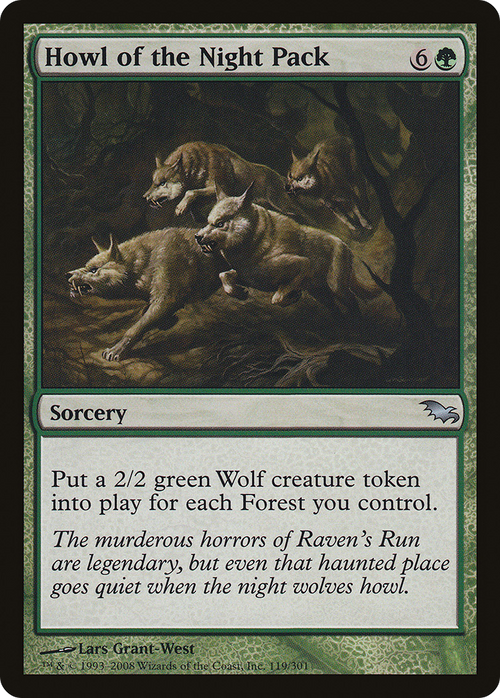 Howl of the Night Pack (SHM-119) - Shadowmoor