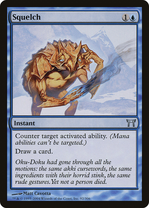 Squelch (CHK-092) - Champions of Kamigawa Foil