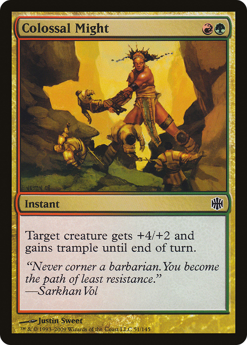 Colossal Might (ARB-051) - Alara Reborn