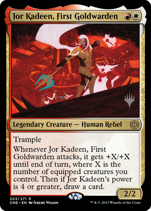 Jor Kadeen, First Goldwarden (PPONE-203) - Phyrexia: All Will Be One Promos