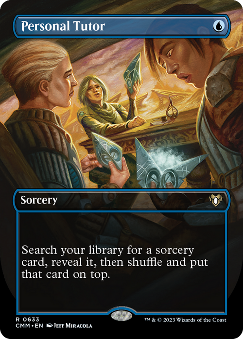 Personal Tutor (Borderless) (CMM-633) - Commander Masters Foil