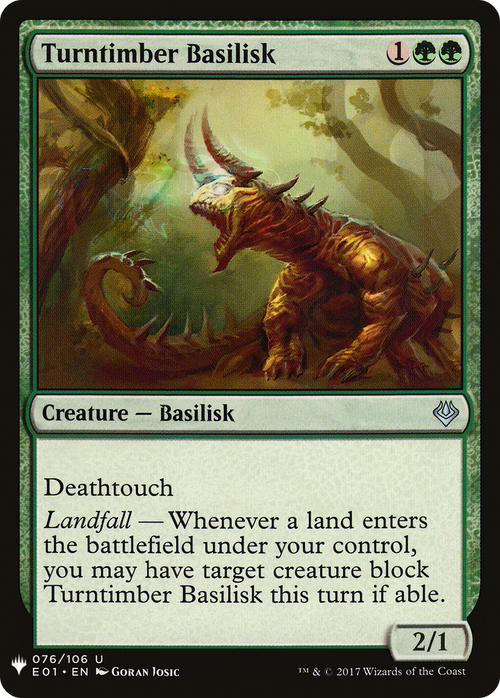 Turntimber Basilisk (LIST-E01-76) - The List