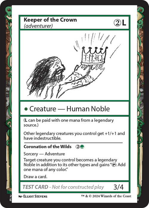 Keeper of the Crown (adventurer) (MB2PC-) - Mystery Booster 2