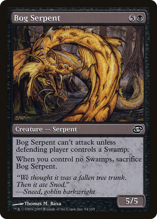 Bog Serpent (PLC-084) - Planar Chaos: (colorshifted) Foil