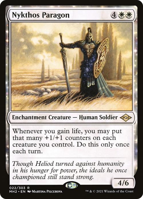 Nykthos Paragon (MH2-022) - Modern Horizons 2: (enchantment) Foil