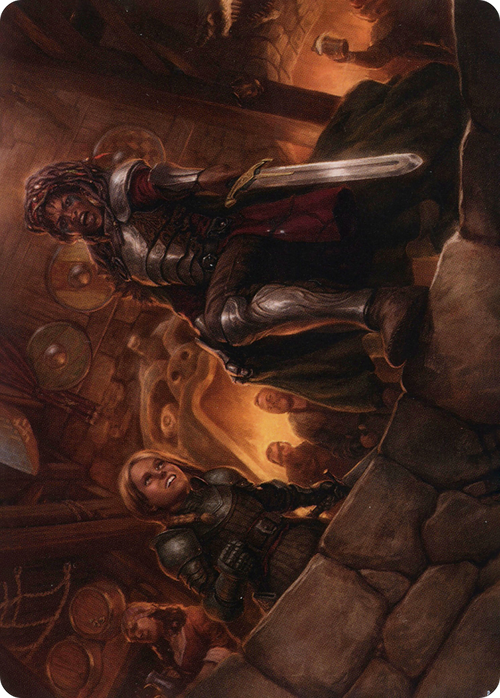 Veteran Dungeoneer // Veteran Dungeoneer (AAFR-036) - Adventures in the Forgotten Realms Art Series (Borderless)