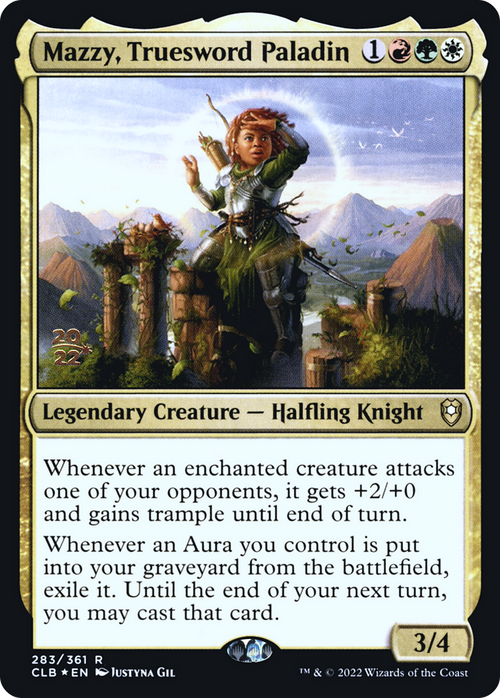 Mazzy, Truesword Paladin (PRE-283) - Battle for Baldur's Gate Promos Foil