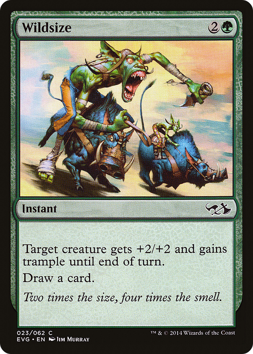 Wildsize (DD3-023) - Duel Decks Anthology: Elves vs. Goblins Foil