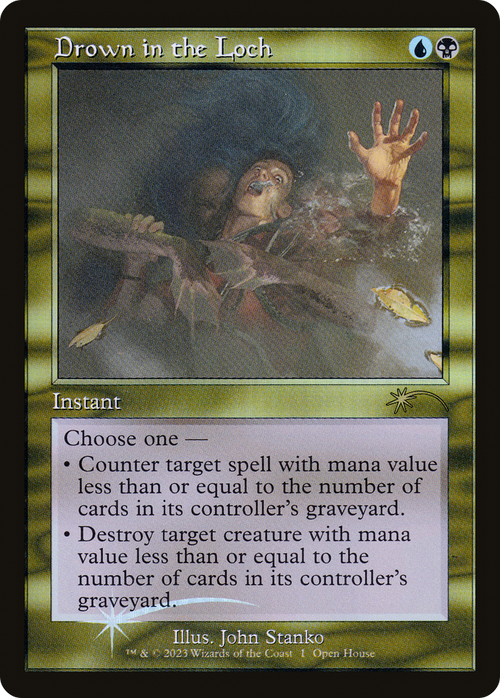 Drown in the Loch (Retro Frame) (OHP-001) - Wizards Play Network 2023 Foil