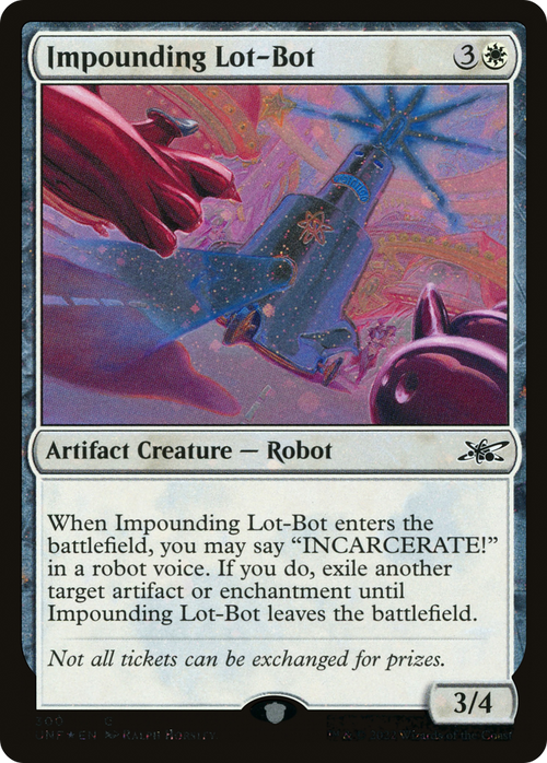 Impounding Lot-Bot (Galaxy Foil) (UNF-300) - Unfinity Foil