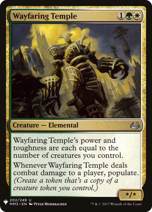 Wayfaring Temple (LIST-MM3-202) - The List