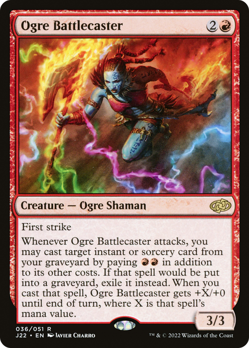 Ogre Battlecaster (J22-036) - Jumpstart 2022