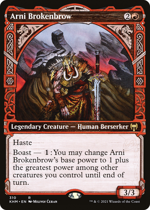Arni Brokenbrow (KHM-310) - Kaldheim: (Showcase)