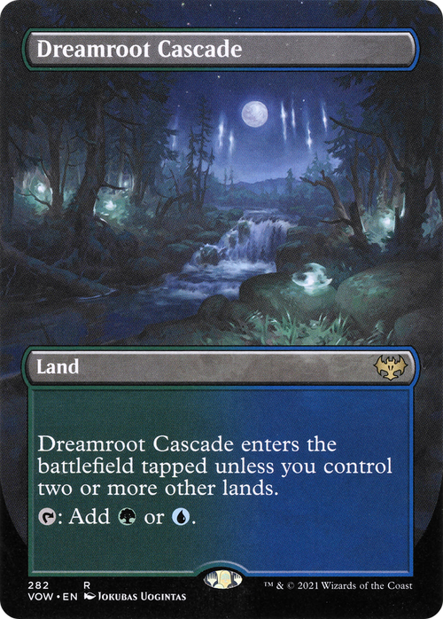 Dreamroot Cascade (Borderless) (VOW-282) - Innistrad: Crimson Vow Foil