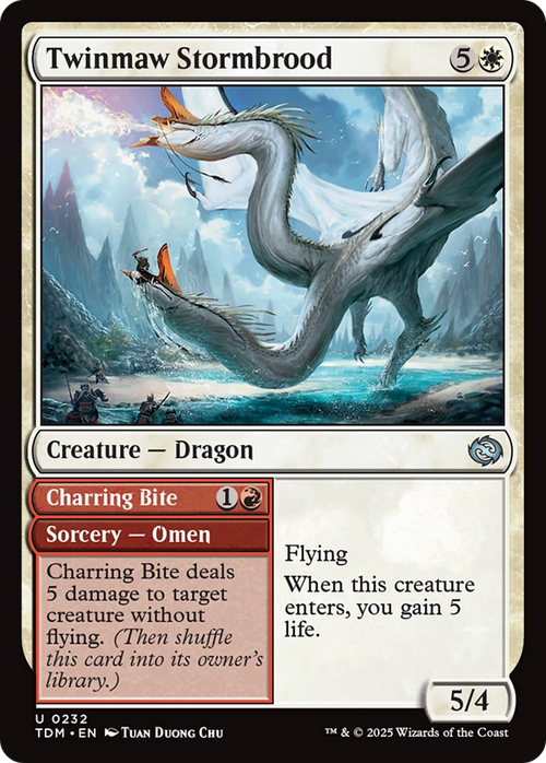 Twinmaw Stormbrood (TDM-232) - Tarkir: Dragonstorm Foil
