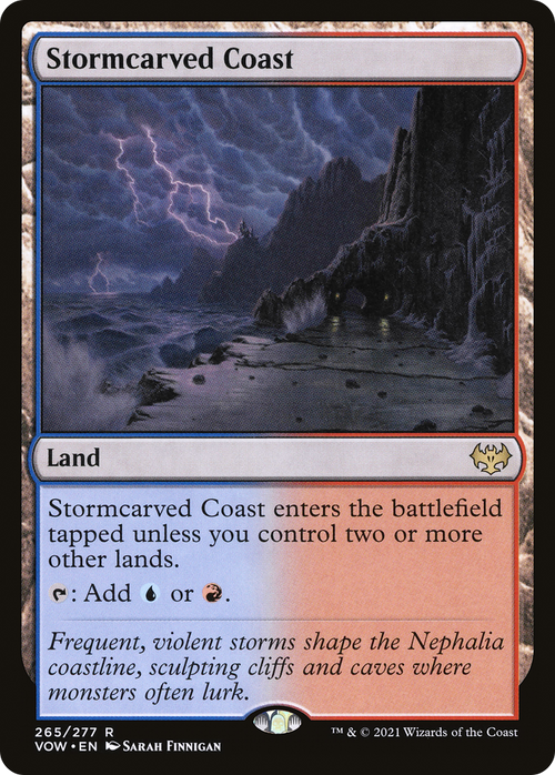 Stormcarved Coast (VOW-265) - Innistrad: Crimson Vow Foil