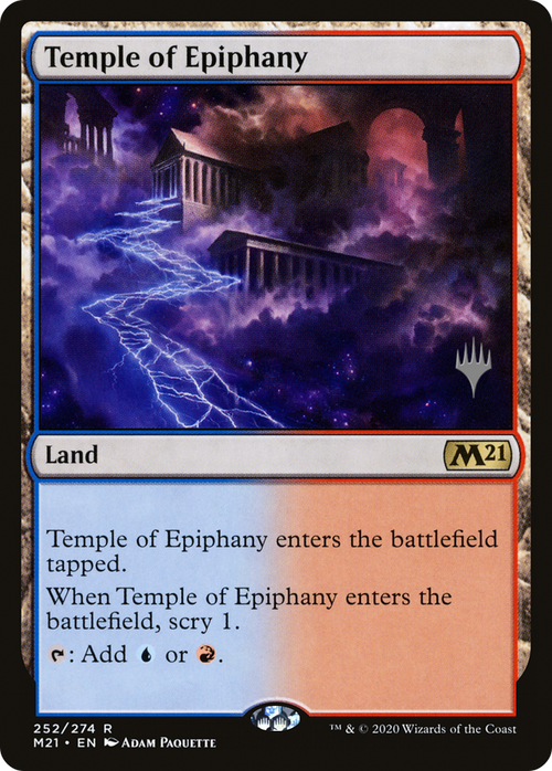 Temple of Epiphany (PPM21-252P) - Core Set 2021 Promos Foil
