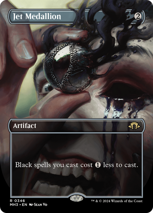 Jet Medallion (Borderless) (MH3-346) - Modern Horizons 3 Foil
