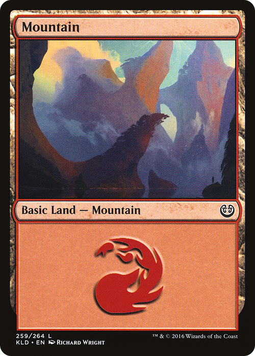 Mountain (259) (KLD-259) - Kaladesh Foil