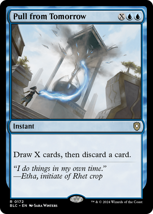 Pull from Tomorrow (BLC-172) - Bloomburrow Commander
