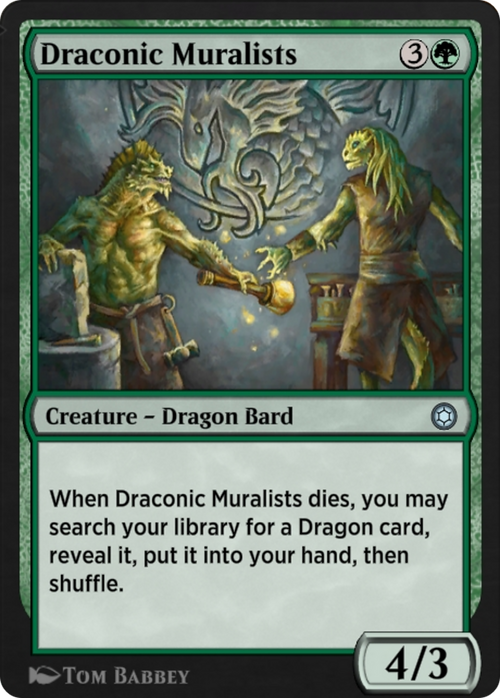 Draconic Muralists (HBG-205) - Alchemy Horizons: Baldur's Gate