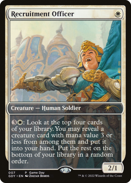 Recruitment Officer (GAME-007) - Game Day Promos