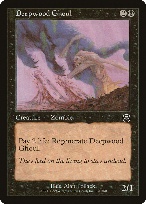 Deepwood Ghoul (MMQ-131) - Mercadian Masques