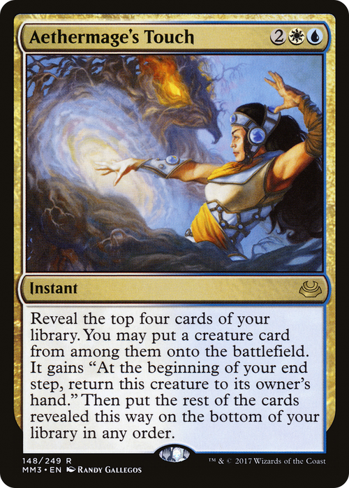 Aethermage's Touch (MM3-148) - Modern Masters 2017 Foil