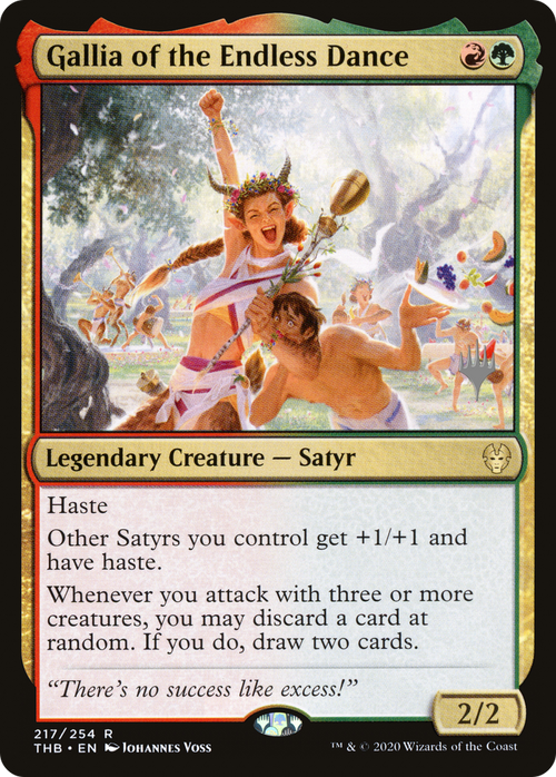 Gallia of the Endless Dance (PPTHB-217P) - Theros Beyond Death Promos