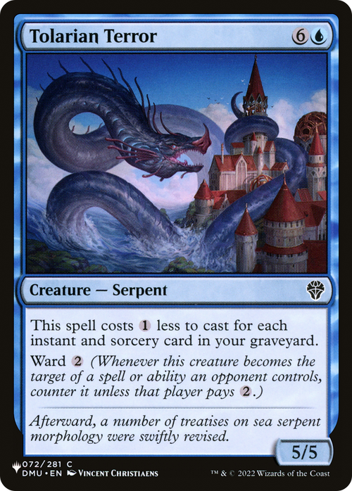 Tolarian Terror (LIST-DMU-72) - The List