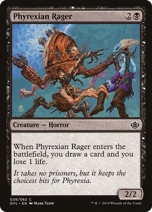 Phyrexian Rager (DD3-039) - Duel Decks Anthology: Garruk vs. Liliana