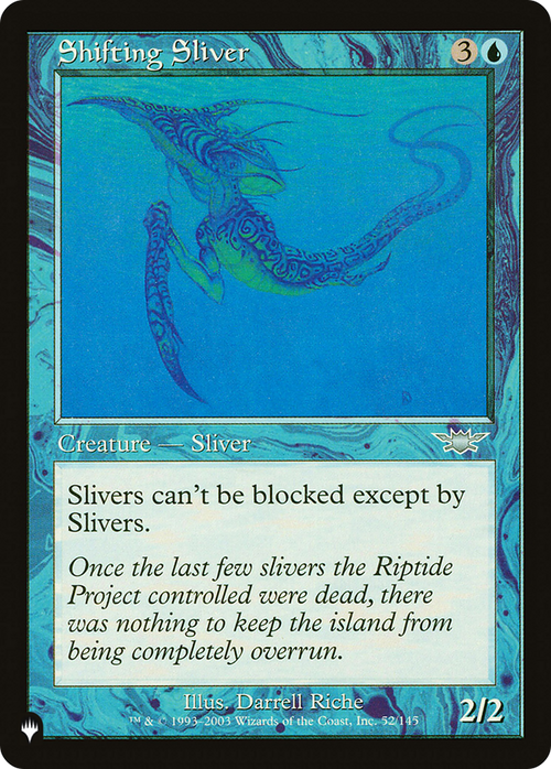 Shifting Sliver (LIST-52/145) - The List