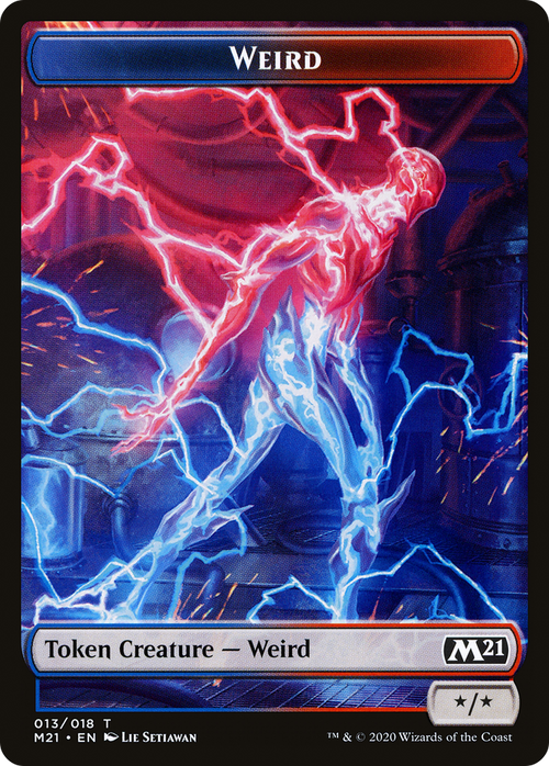 Weird (TM21-013) - Core Set 2021 Tokens Foil