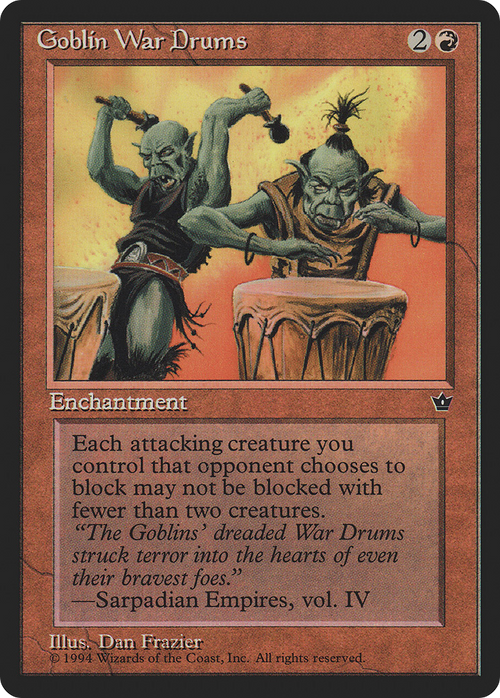 Goblin War Drums (Frazier) (FEM-) - Fallen Empires